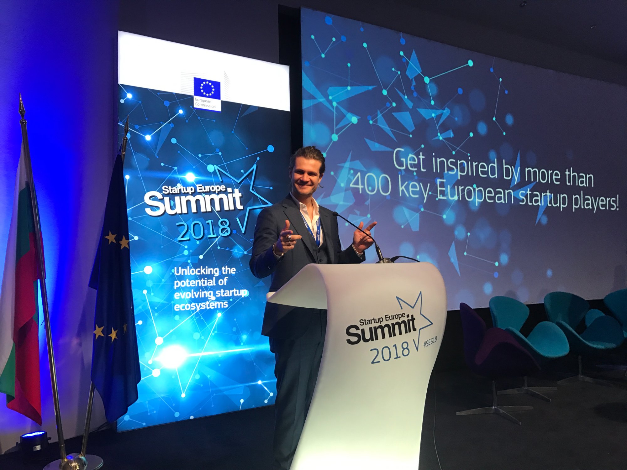 David Clementoni at EU Startup Summit